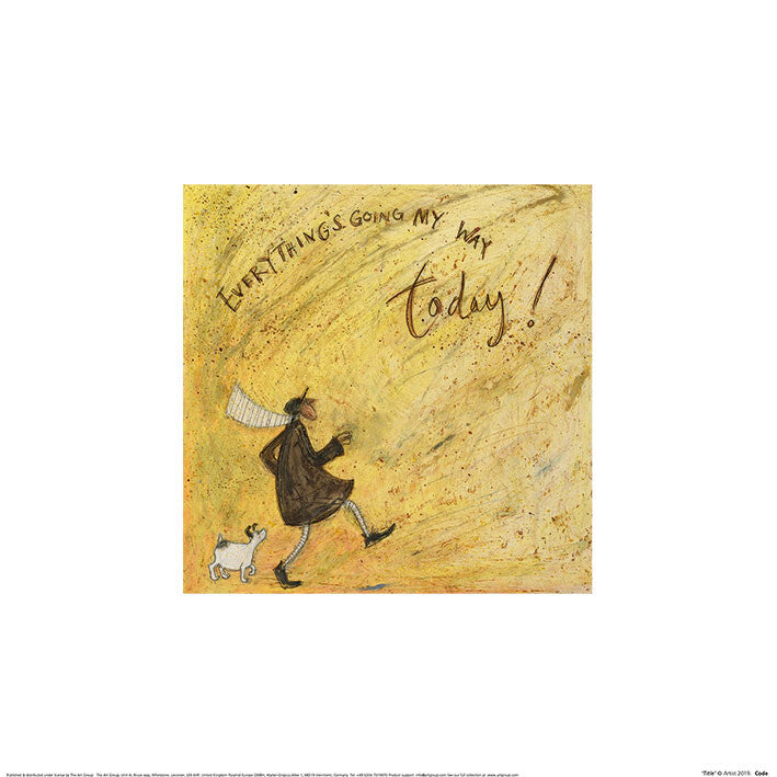 Kunstdruck Sam Toft - Everything'S Going My Way Today!, 30 × 30 cm