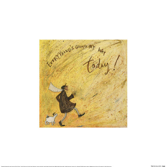 Kunstdruck Sam Toft - Everything'S Going My Way Today!, 30 × 30 cm