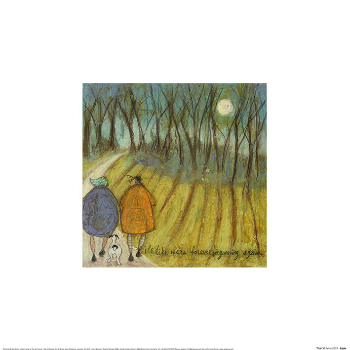 Kunstdruck Sam Toft - It'S Like We'Re Forever Beginning Again, 30 × 30 cm
