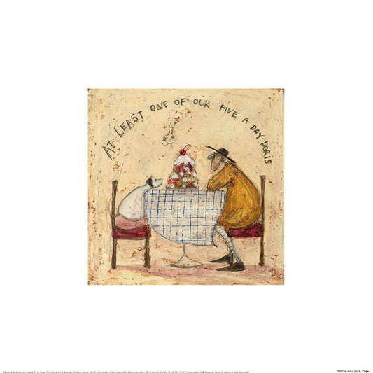 Kunstdruck Sam Toft - At Least One Of Our Five A Day Doris, 30 × 30 cm