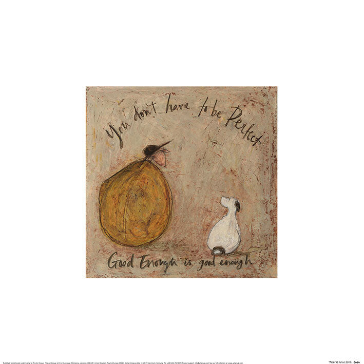 Kunstdruck Sam Toft - Good Enough Is Good Enough, 30 × 30 cm