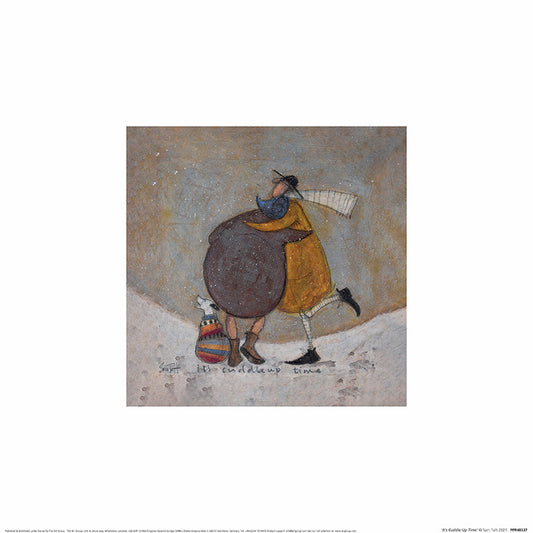 Kunstdruck Sam Toft - It'S Cuddle Up Time, 30 × 30 cm