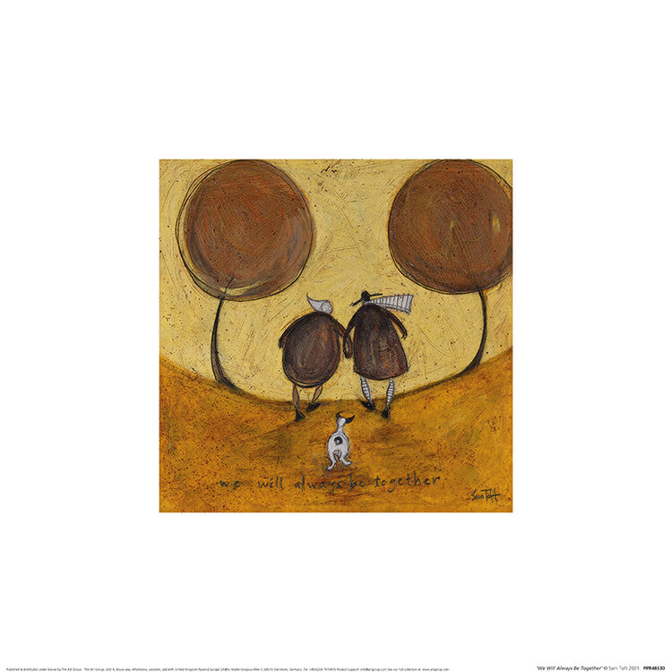 Kunstdruck Sam Toft - We Will Always Be Together, 30 × 30 cm