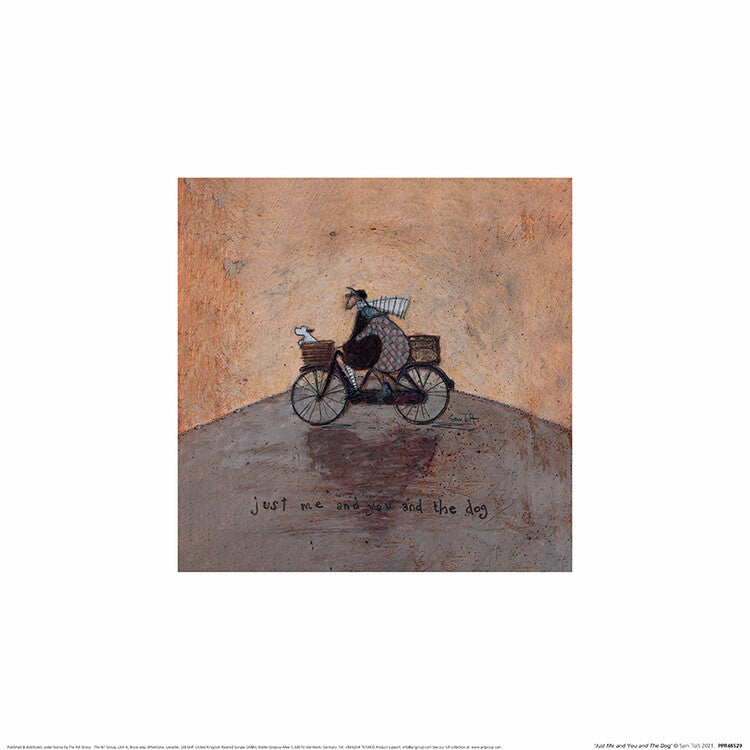 Kunstdruck Sam Toft - Just Me And You And The Dog, 30 × 30 cm
