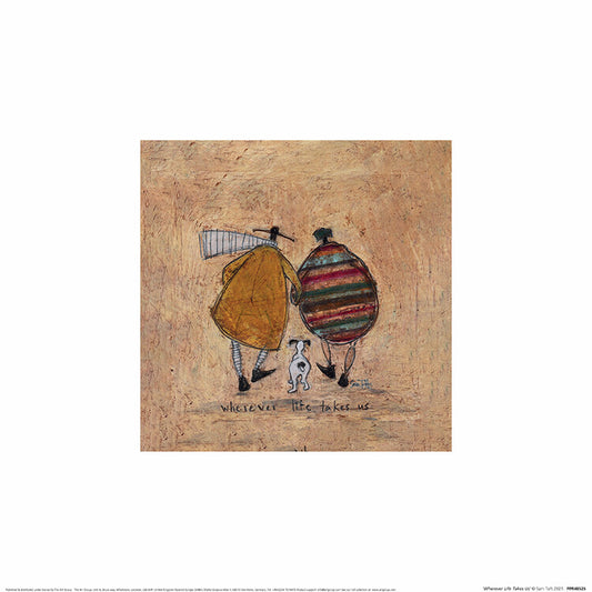 Kunstdruck Sam Toft - Wherever Life Takes Us, 30 × 30 cm