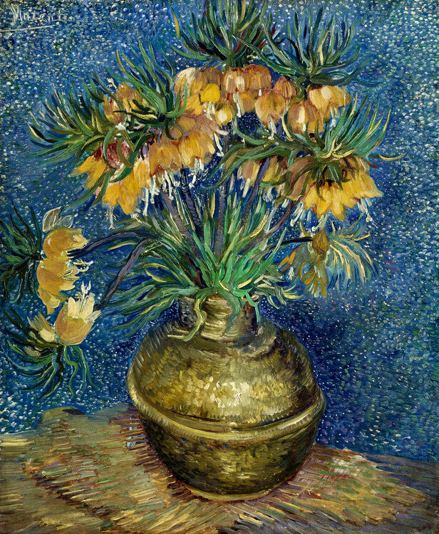 Crown Imperial Fritillaries in a Copper Vase, 1886, Vincent van Gogh Poster, Plakat, 32.8 × 40 cm