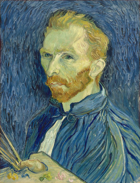 Self-Portrait, 1889, Vincent van Gogh Poster, Plakat, 30 × 40 cm