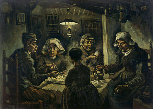 The Potato Eaters, 1885, Vincent van Gogh Poster, Plakat, 40 × 30 cm