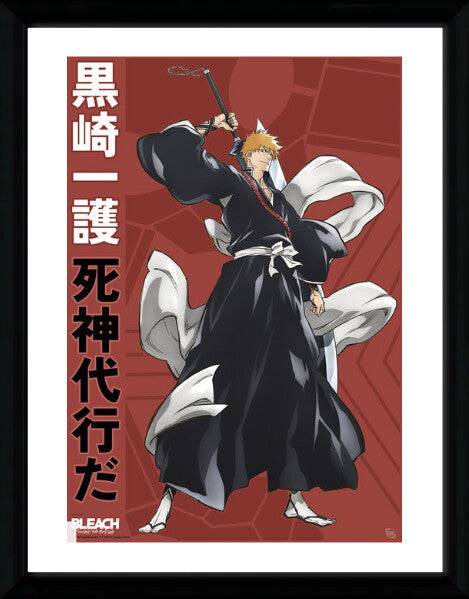 Bleach TYBW - Ichigo Gerahmte Poster, Bilder, 34 × 44.2 cm