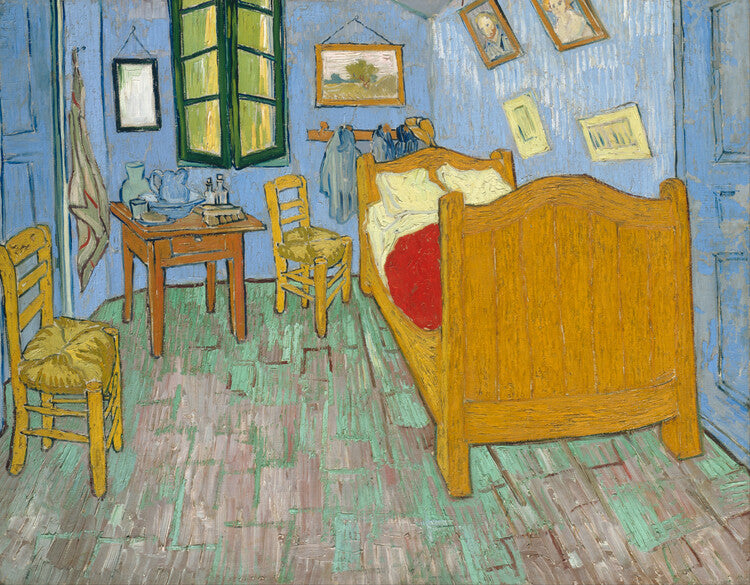 Van Gogh's Bedroom at Arles, 1889, Vincent van Gogh Poster, Plakat, 40 × 30 cm