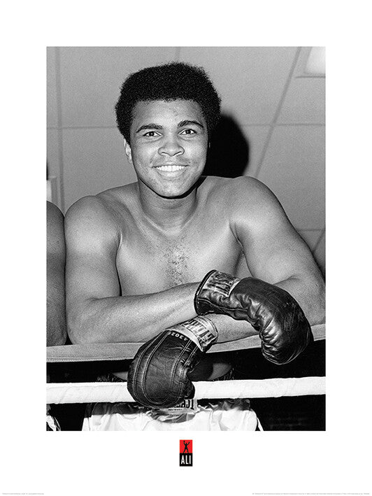 Kunstdruck Muhammad Ali - Smile, 60 × 80 cm