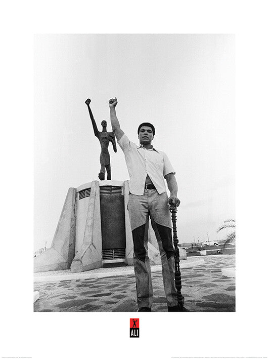 Kunstdruck Muhammad Ali - Black Power Statue, 60 × 80 cm