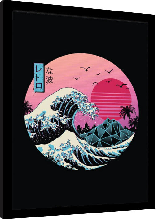 Vincent Trinidad - The Great Wave Gerahmte Poster, Bilder, 34.3 × 44.5 cm