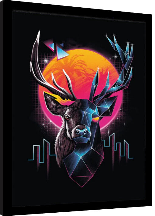 Vincent Trinidad - Rad Stag Gerahmte Poster, Bilder, 34.3 × 44.5 cm