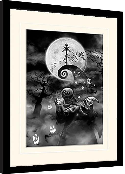 Nightmare Before Christmas Gerahmte Poster, Bilder, 34.3 × 44.5 cm
