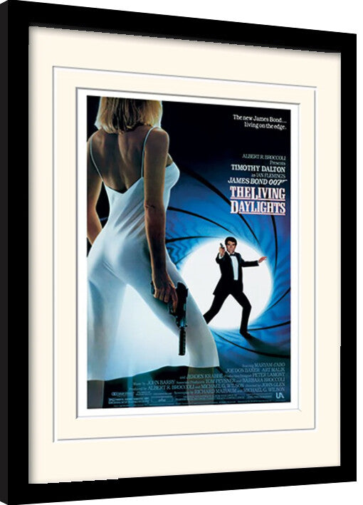 James Bond - The Living Daylights Gerahmte Poster, Bilder, 34.3 × 44.5 cm