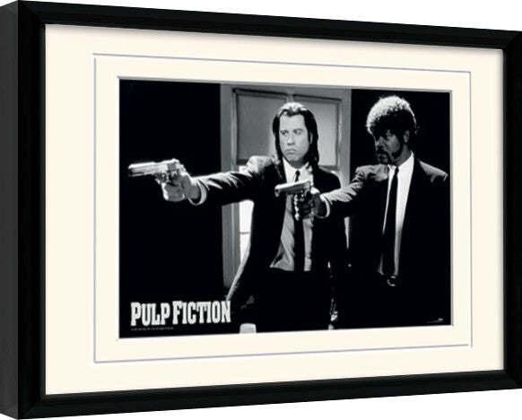 Pulp Fiction - Guns Gerahmte Poster, Bilder, 44.5 × 34.3 cm