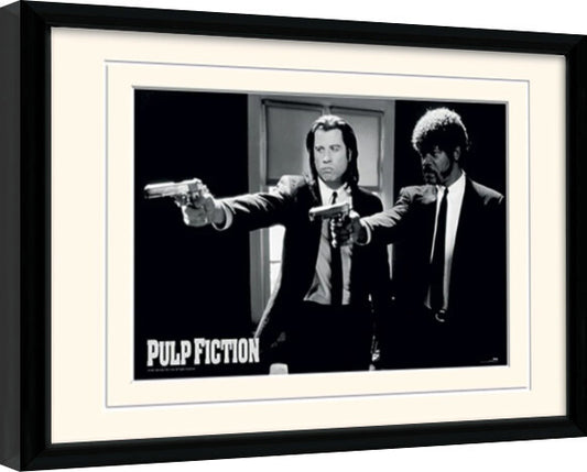 Pulp Fiction - Guns Gerahmte Poster, Bilder, 44.5 × 34.3 cm