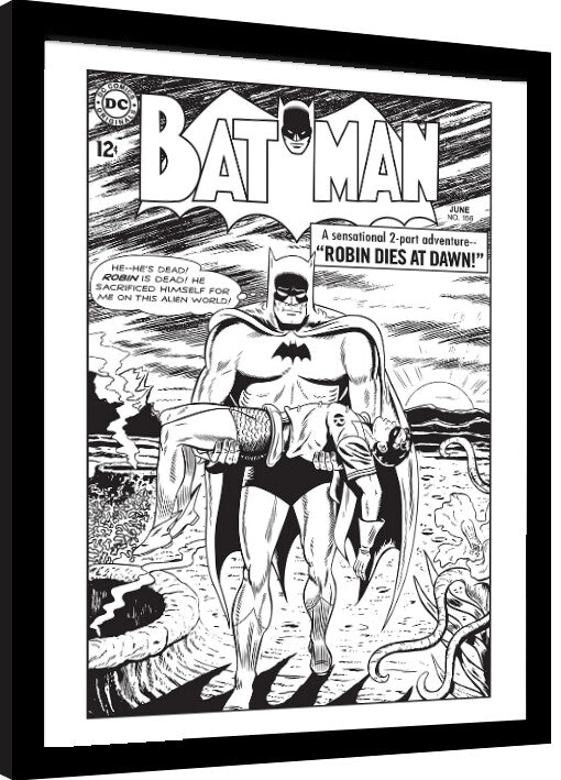 Batman - Robin Dies Gerahmte Poster, Bilder, 34.3 × 44.5 cm