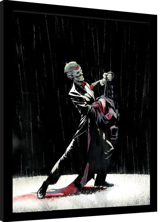 Batman - Joker Dance Gerahmte Poster, Bilder, 34.3 × 44.5 cm