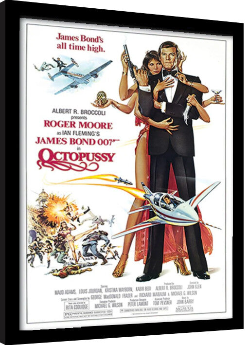 James Bond - Octopussy Gerahmte Poster, Bilder, 34.3 × 44.5 cm
