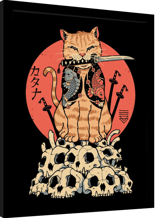 Vincent Trinidad - Catana Skulls Gerahmte Poster, Bilder, 34.3 × 44.5 cm