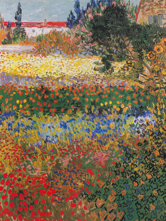Garden in Bloom, Arles, July 1888, Vincent van Gogh Poster, Plakat, 30 × 40 cm