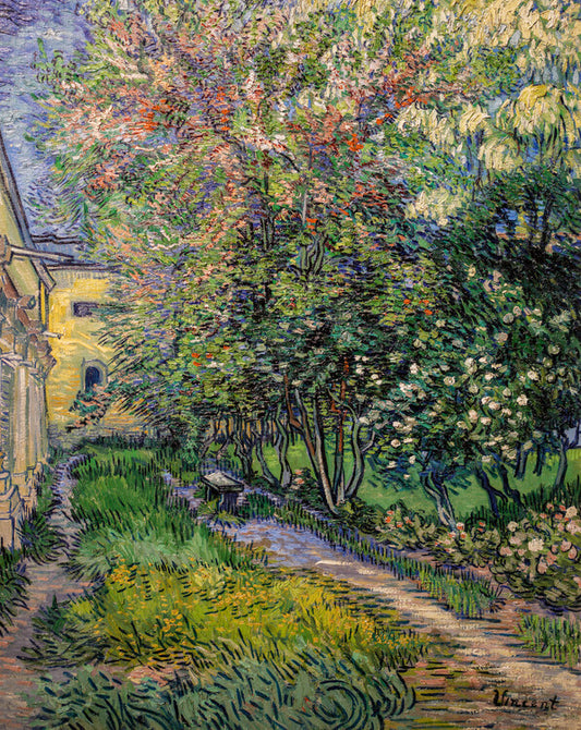 The garden at the asylum at Saint-Rémy (1889), Vincent van Gogh Poster, Plakat, 30 × 40 cm
