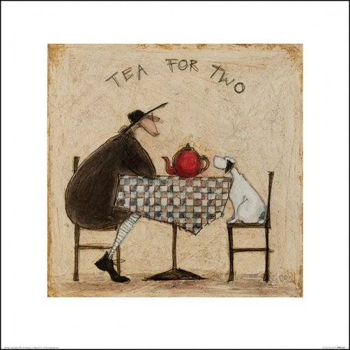 Kunstdruck Sam Toft - Tea for Two, 40 × 40 cm