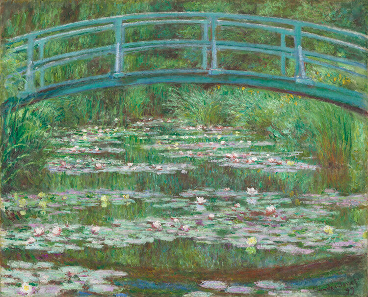 The Japanese Footbridge (1899), Claude Monet Poster, Plakat, 40 × 30 cm