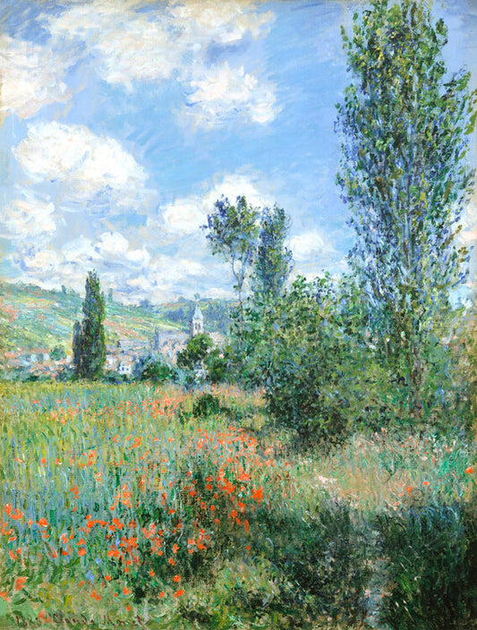 View of Vetheuil (1880), Claude Monet Poster, Plakat, 30 × 40 cm