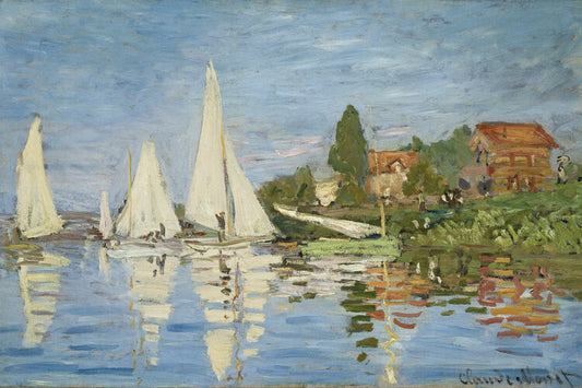 Regatta at Argenteuil, c.1872, Claude Monet Poster, Plakat, 40 × 26.7 cm