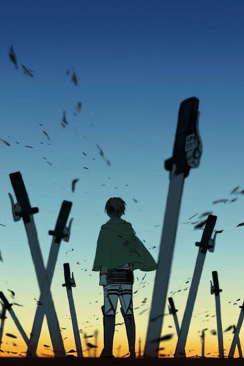 Leinwand Poster, Bilder levi attack on titan, 60 × 90 cm