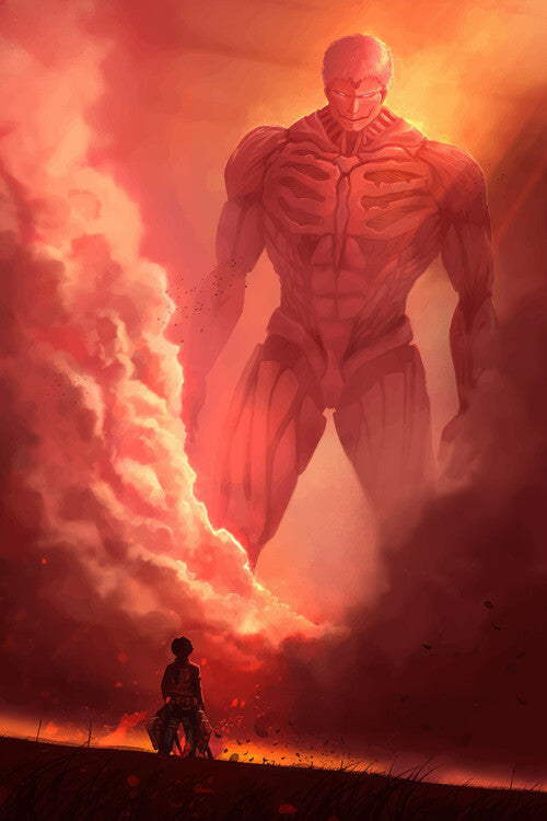 Leinwand Poster, Bilder levi war_attack on titan, 60 × 90 cm