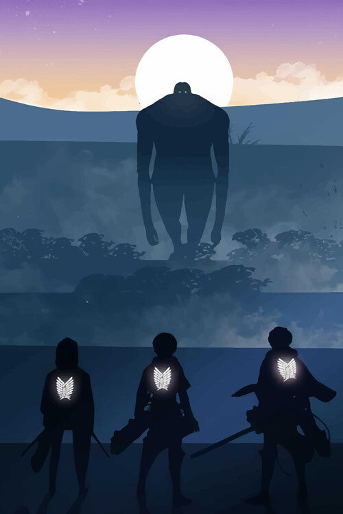 Leinwand Poster, Bilder attack on titan, 60 × 90 cm