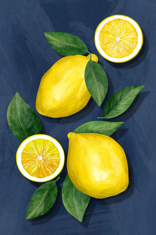 Leinwand Poster, Bilder Lemons, EMELIEmaria, 60 × 90 cm