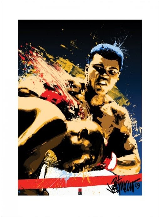 Kunstdruck Muhammad Ali - Sting, 60 × 80 cm