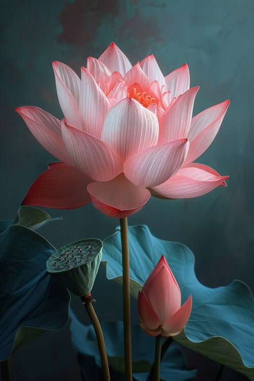 Leinwand Poster, Bilder Lotus flower, 60 × 90 cm
