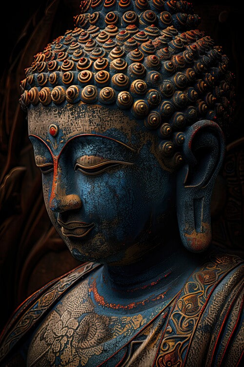 Leinwand Poster, Bilder Buddha portrait, 60 × 90 cm