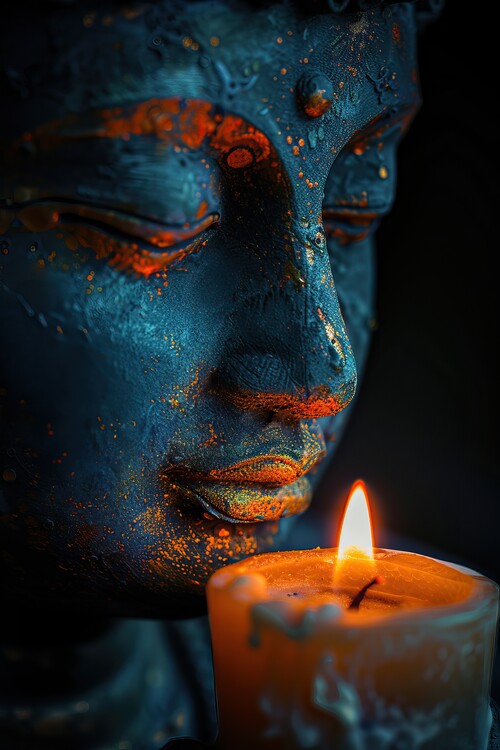 Leinwand Poster, Bilder Buddha portrait, 60 × 90 cm
