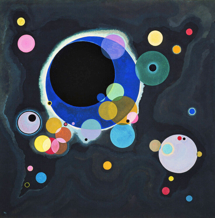 Several Circles (1926), Wassily Kandinsky Poster, Plakat, 40 × 40 cm