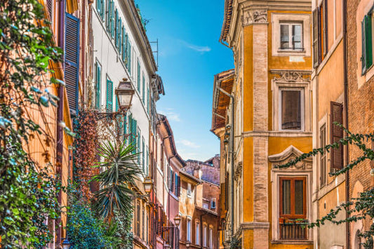 Leinwand Poster, Bilder Narrow street in Rome, Gabriele Maltinti, 90 × 60 cm
