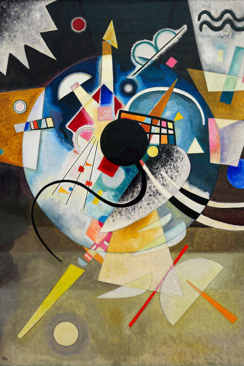 A Center (1922), Wassily Kandinsky Poster, Plakat, 26.7 × 40 cm