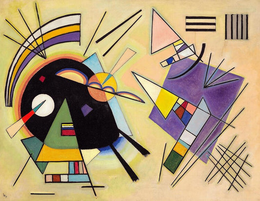 Black and Violet (1923), Wassily Kandinsky Poster, Plakat, 40 × 30 cm