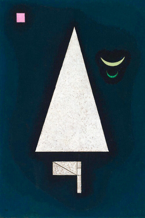 White Sharpness (1930), Wassily Kandinsky Poster, Plakat, 26.7 × 40 cm
