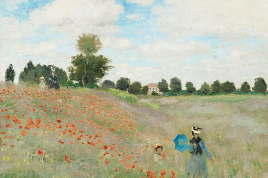 Wild Poppies, near Argenteuil (1873), Claude Monet Poster, Plakat, 40 × 26.7 cm