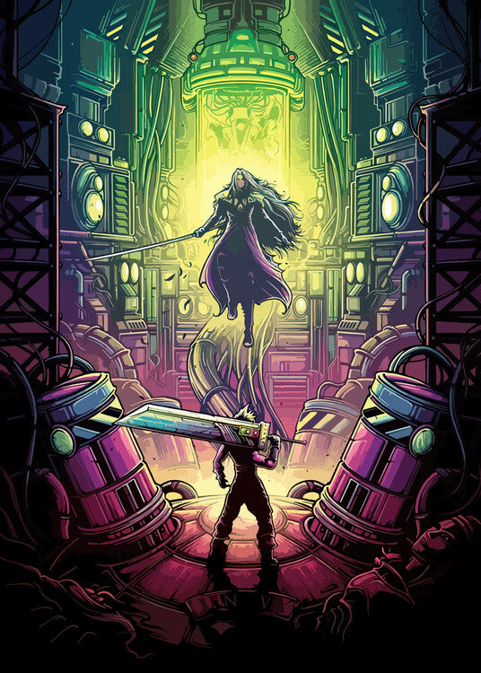 Leinwand Poster, Bilder final fantasy VIII, 65 × 90 cm