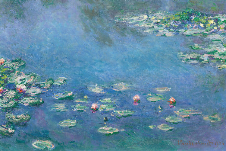 Claude Monet - Waterlillies Poster, Plakat, 91.5 × 61 cm
