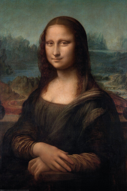 Mona Lisa, Leonardo Da Vinci Poster, Plakat, 61 × 91.5 cm