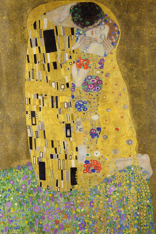 Gustav Klimt - The Kiss Poster, Plakat, 80 × 120 cm